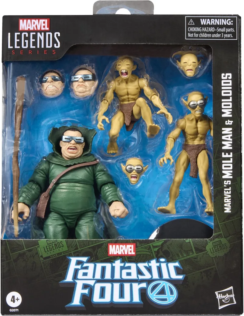Marvel Legends Series Marvel's Mole Man en Moloids - Actiefiguur 15cm van Hasbro – productfoto