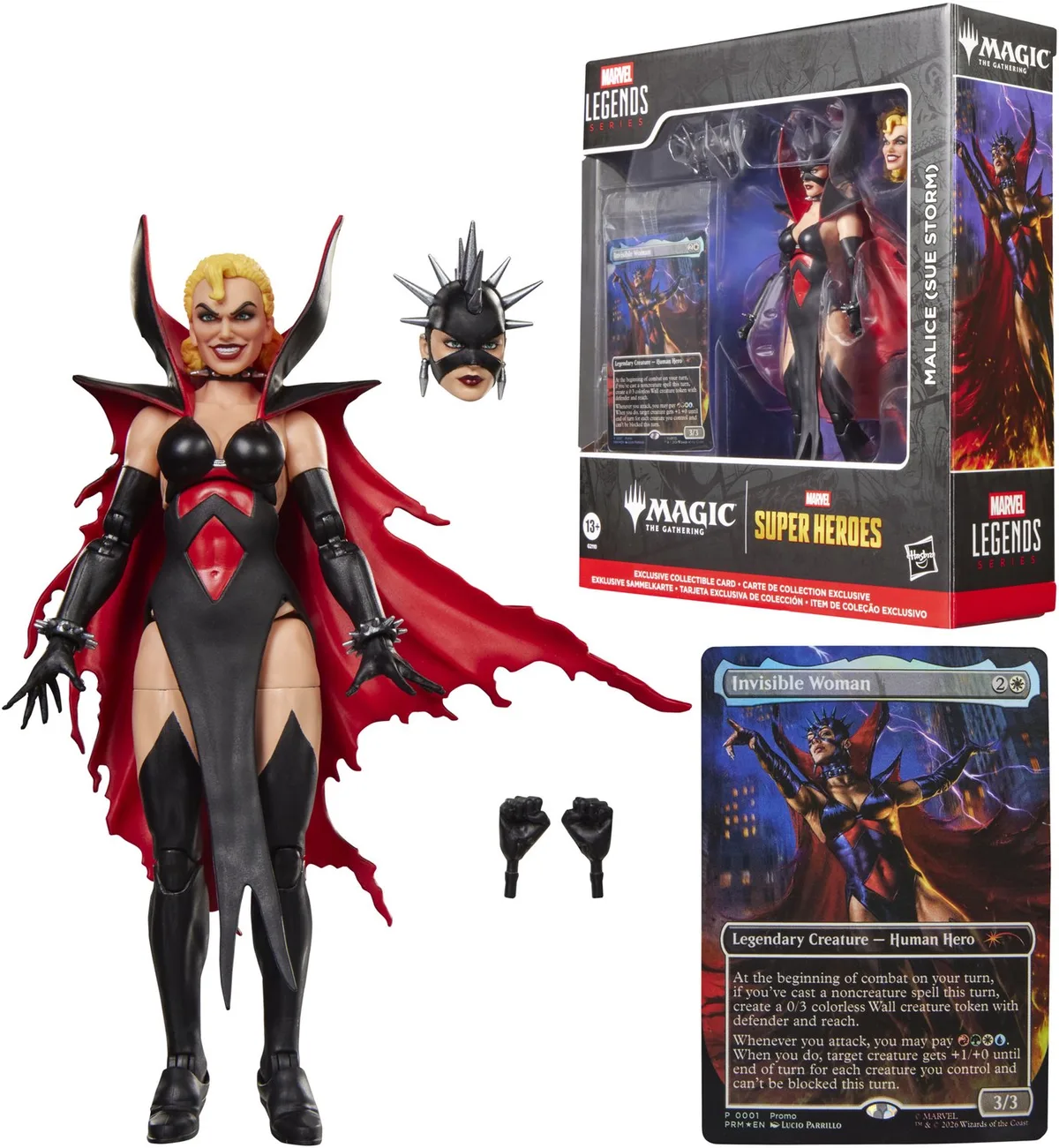 Marvel Legends Series Marvel Super Heroes Magic - The Gathering Malice - Sue Storm - Actiefiguur 15cm van Hasbro – productfoto