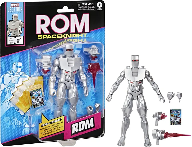 Marvel Legends Series Rom: Spaceknight - Actiefiguur van Hasbro in Meerkleurig – productfoto