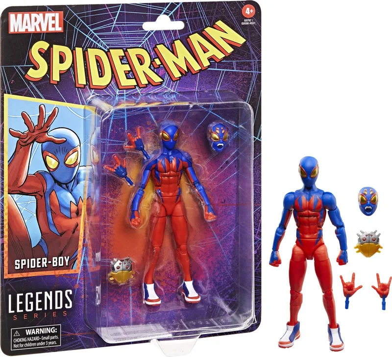 Marvel Legends Series Spider-Boy - 15cm - Actiefiguur van Hasbro in Meerkleurig – productfoto