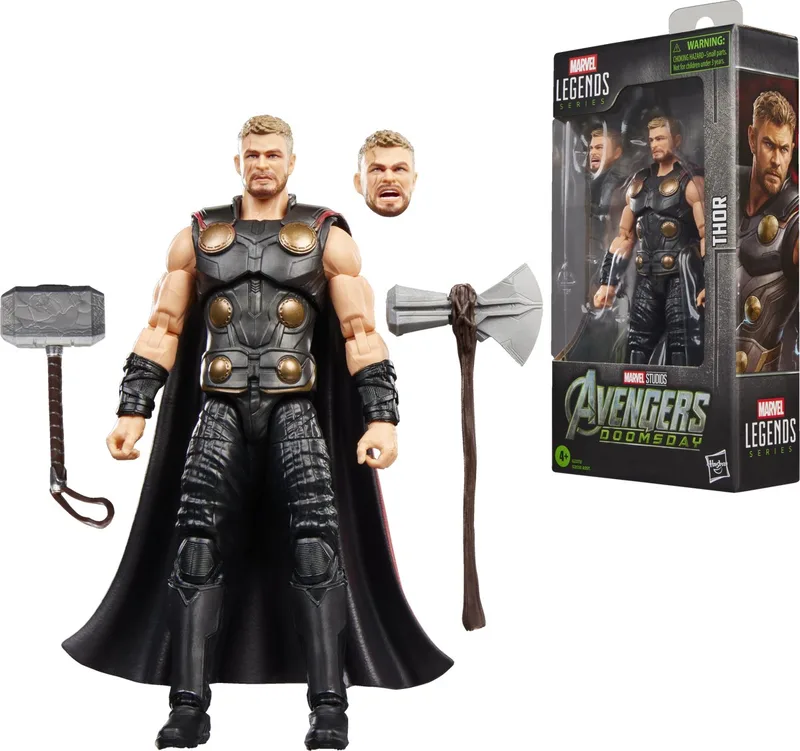 Marvel Legends Series Thor uit Avengers: Doomsday van Marvel Studios, filmverzamelobject, actiefiguur van 15 cm, cadeau by Hasbro in Multicolour – product photo