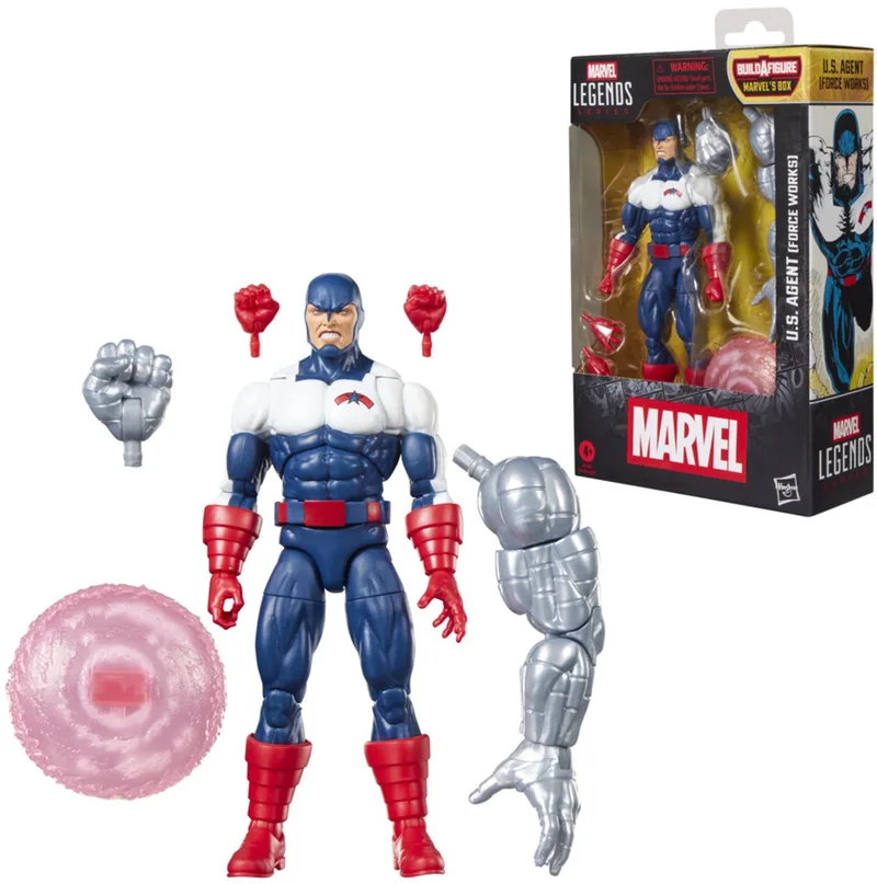 Marvel Legends Series U.S. Agent - Force Works - Stripactiefiguur 15cm by Hasbro in Blue – product photo