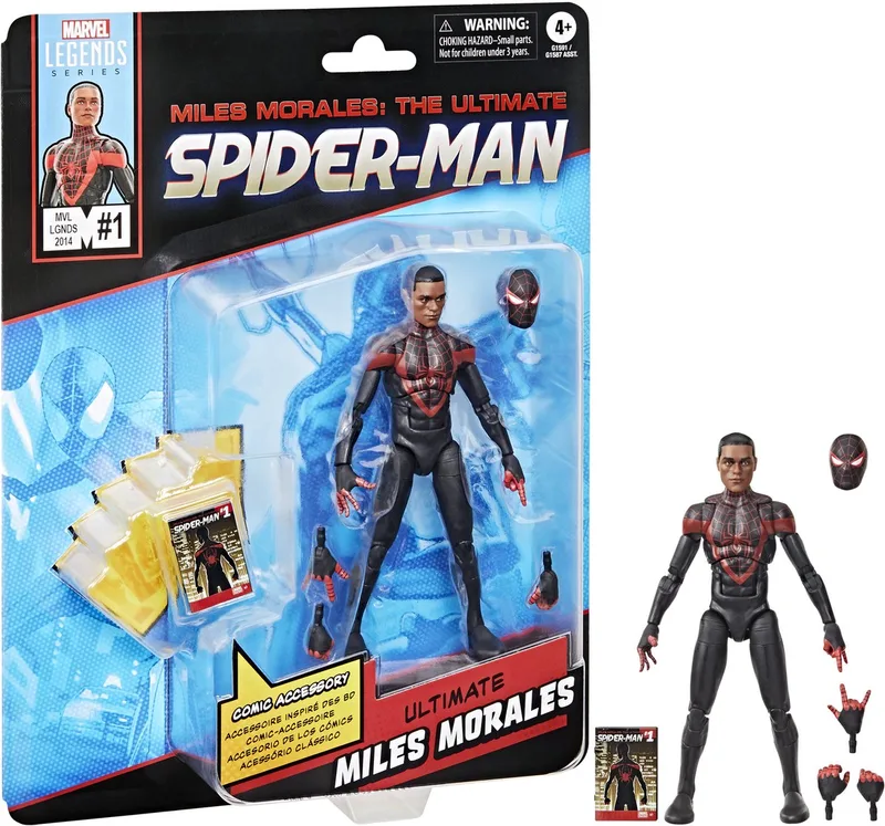 Marvel Legends Series Ultimate Miles Morales Spider-Man - Actiefiguur van Hasbro in Meerkleurig – productfoto