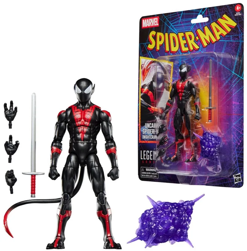 Marvel Legends Series Uncanny Spider-Man - Nightcrawler - Actiefiguur 15cm by Hasbro in Multicolour – product photo