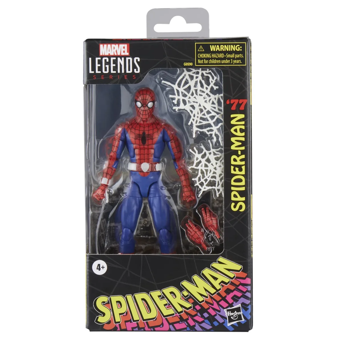 Marvel Legends Spider-Man '77 von Hasbro – Produktfoto