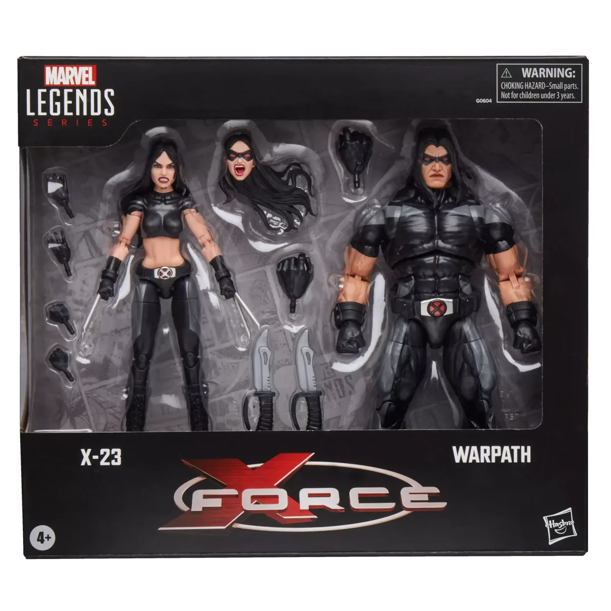 Marvel Legends X-23 & Warpath från Hasbro – produktbild