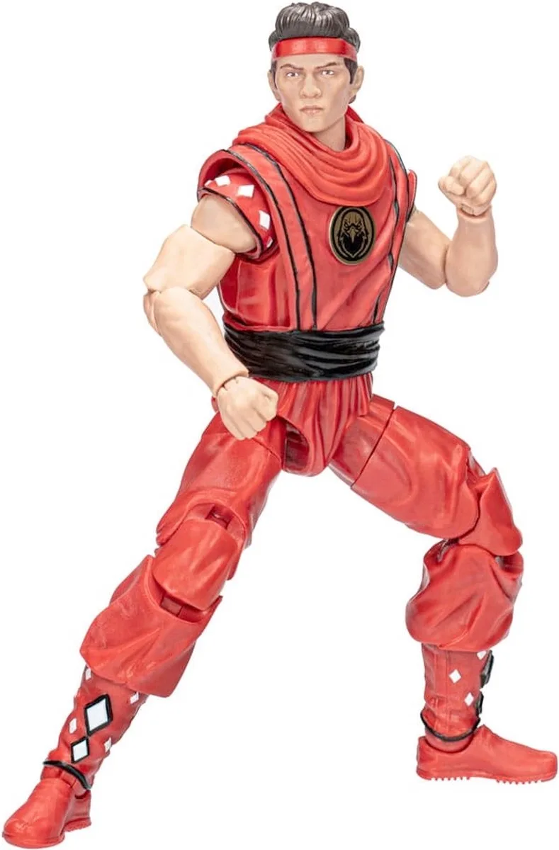 Power Rangers - Power Rangers x Cobra Kai Lightning Collection Morphed Miguel Diaz Red Eagle Ranger 15 cm Actiefiguur by Hasbro in Multicolours – product photo