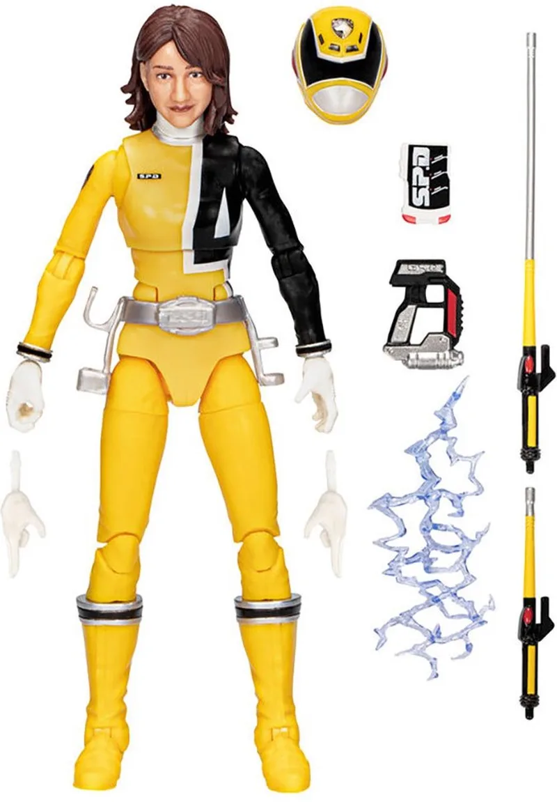 S.p.d. Yellow Ranger Lightning Collection Power Rangers-figuur 15 Cm Geel van Hasbro in Meerkleurig – productfoto