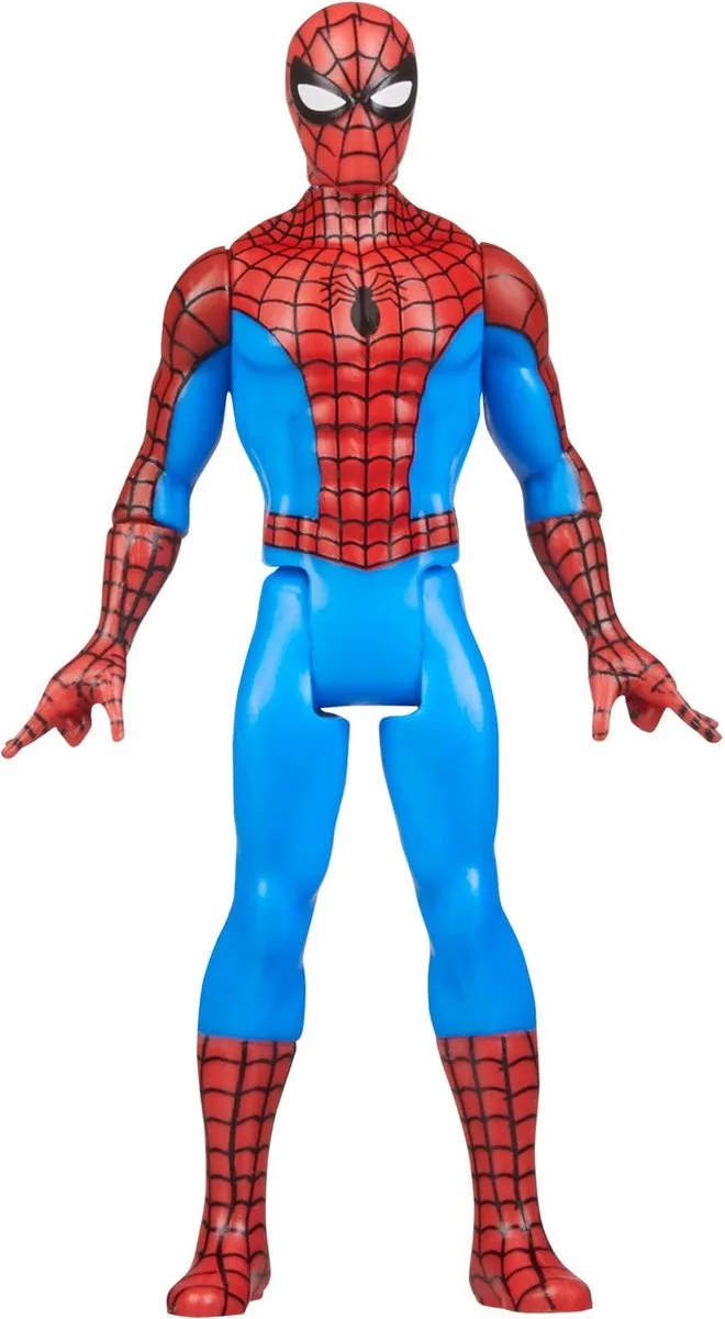 SpiderMan - the Spectacular SpiderMan 10 cm Actiefiguur - Marvel Legends Retro Collection by Hasbro in Multicolours – product photo