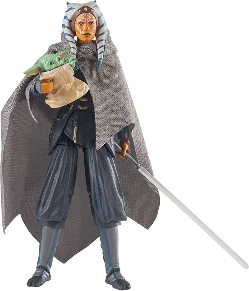 Star Wars Actiefiguur Ahsoka Tano & Grogu 10 cm The Mandalorian Vintage Collection 2022 Multicolours van Hasbro in Meerkleurig – productfoto