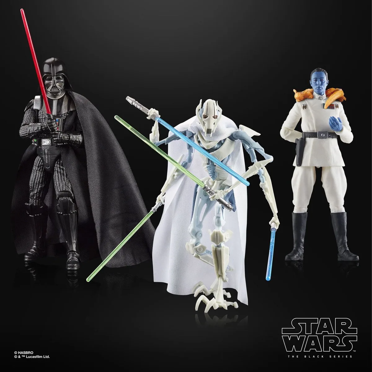 Star Wars Black Series Action Figure 3-Pack Masters of Evil 15 cm Action Figuur van Hasbro in Meerkleurig – productfoto