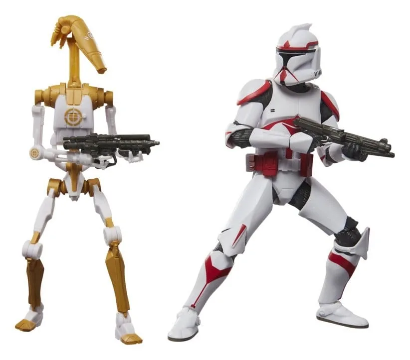 Star Wars Black Series Phase I Assault Trooper & Battle Droid Officer by Hasbro – product photo