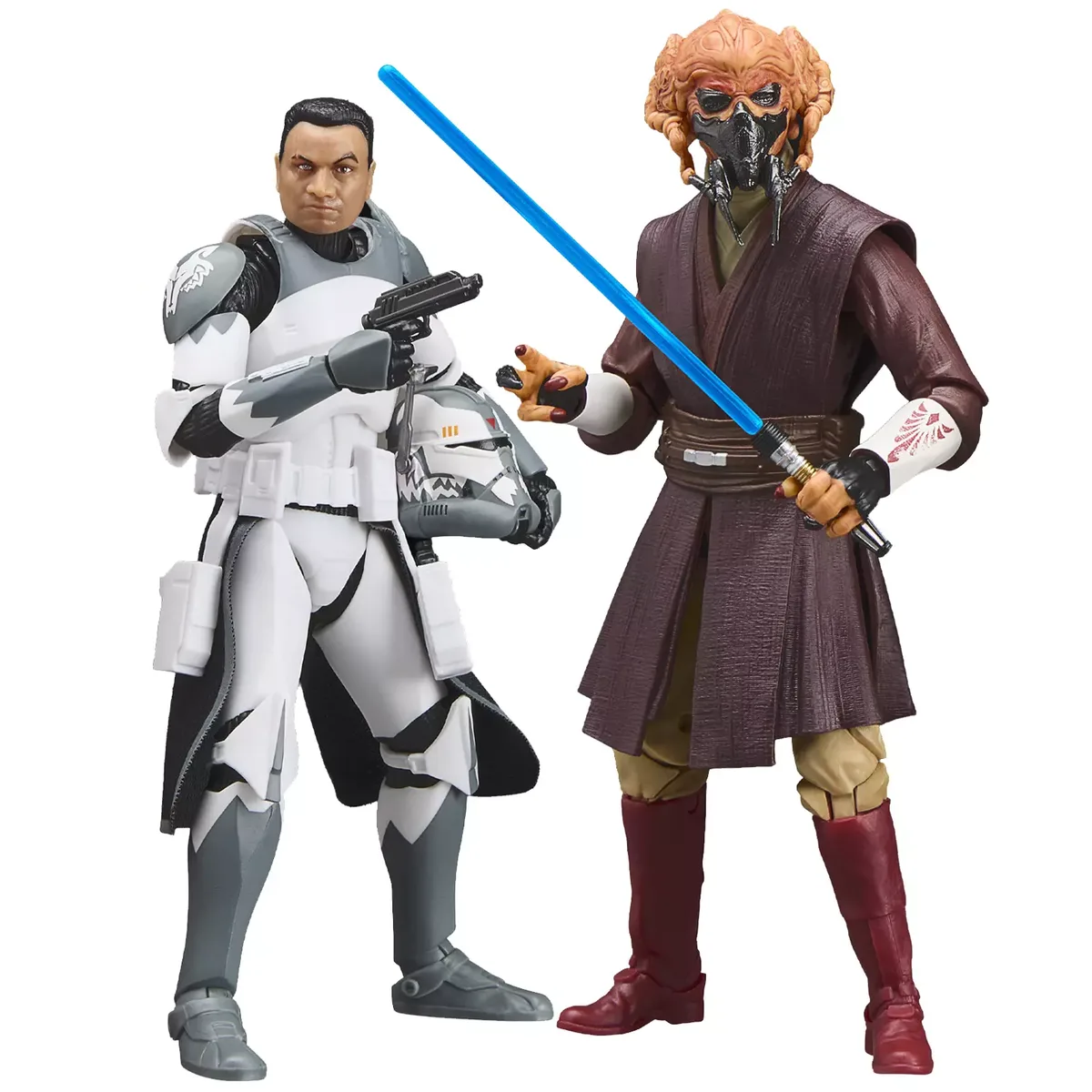 Star Wars Black Series Plo Koon & Clone Commander Wolffe von Hasbro – Produktfoto