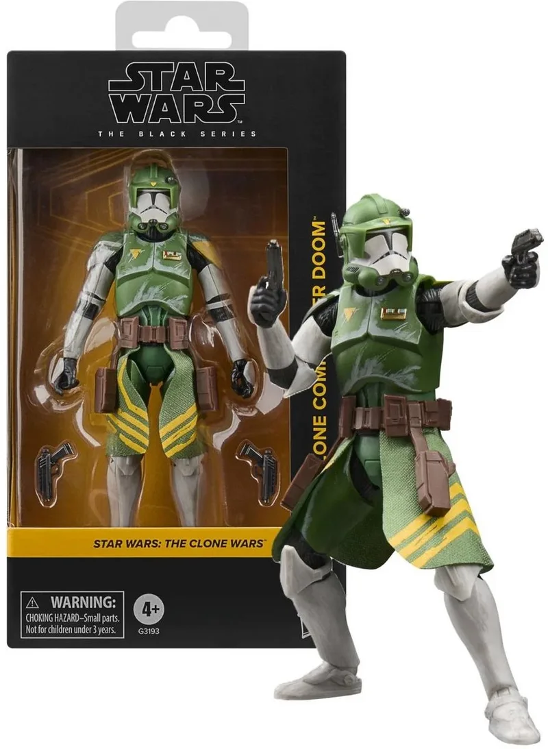 Star Wars - Clone Commander Doom - The Clone Wars - The Black Series - 15cm van Hasbro in Meerkleurig – productfoto