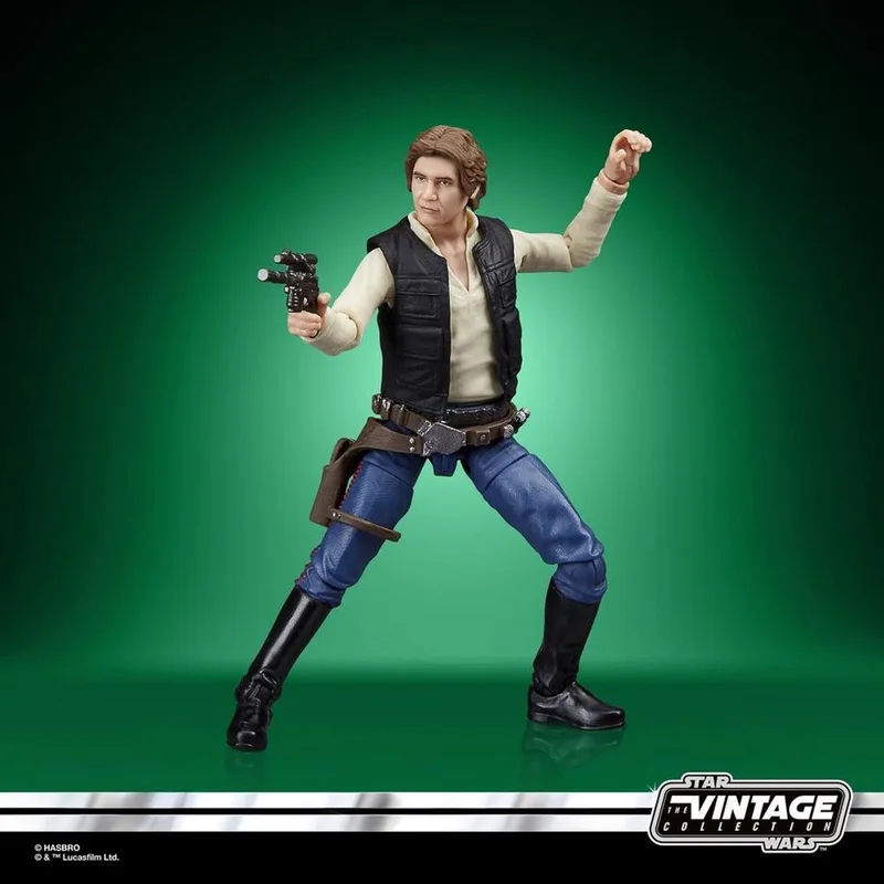 Star Wars Episode IV Vintage Collection Action Figure Han Solo 10 cm Action Figuur van Hasbro in Meerkleurig – productfoto