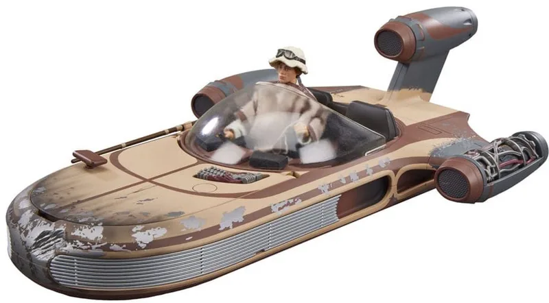 Star Wars Episode IV Vintage Collection Vehicle met Figure Landspeeder & Luke Skywalker (Tatooine) Action Figuur van Hasbro in Meerkleurig – productfoto