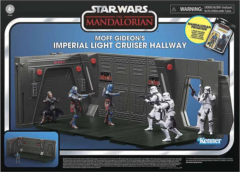 STAR WARS - Moff Gideon's Light Cruiser Hallway + Mandalorian Privateer - Vintage Collection 10cm van Hasbro in Meerkleurig – productfoto