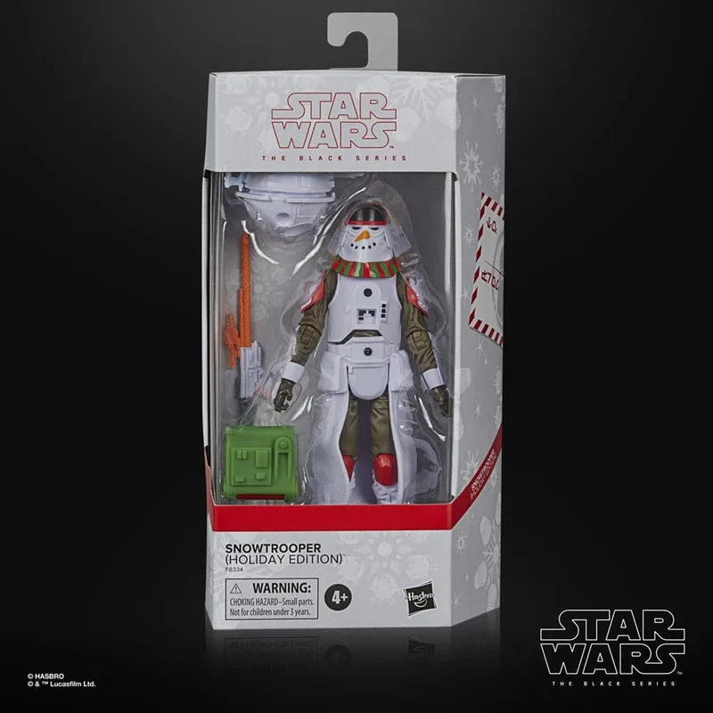 Star Wars - Star Wars Black Series Snowtrooper (Holiday Edition) 15 cm Actiefiguur van Hasbro in Multicolours – productfoto