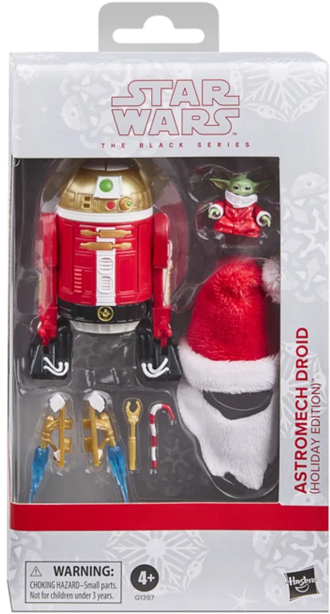 Star Wars The Black Series Astromech Droid (kersteditie), hoogwaardige Star Wars-verzamelactiefiguur van 15 cm van Hasbro in Meerkleurig – productfoto
