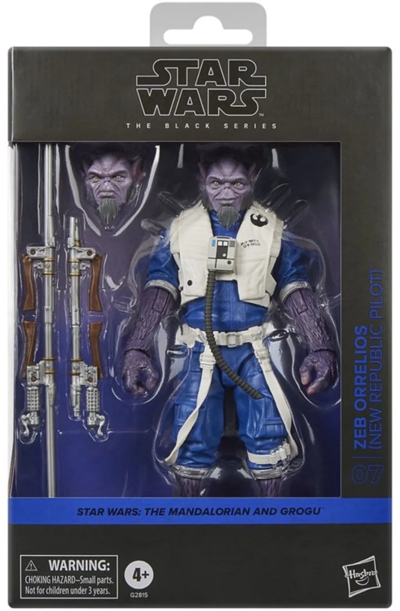 Star Wars The Black Series Garazeb - Zeb - Orrelios - Actiefiguur 15cm van Hasbro in Blauw – productfoto