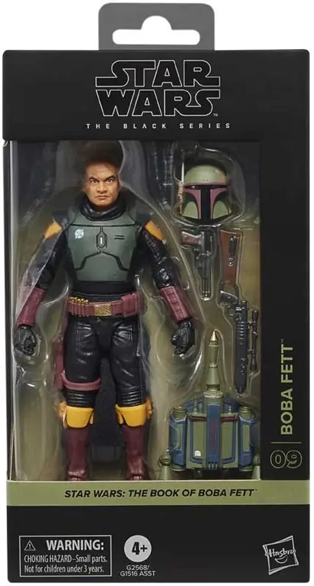 Star Wars: The Book of Boba Fett Black Series Action Figure Boba Fett 15 cm Action Figuur van Hasbro in Meerkleurig – productfoto