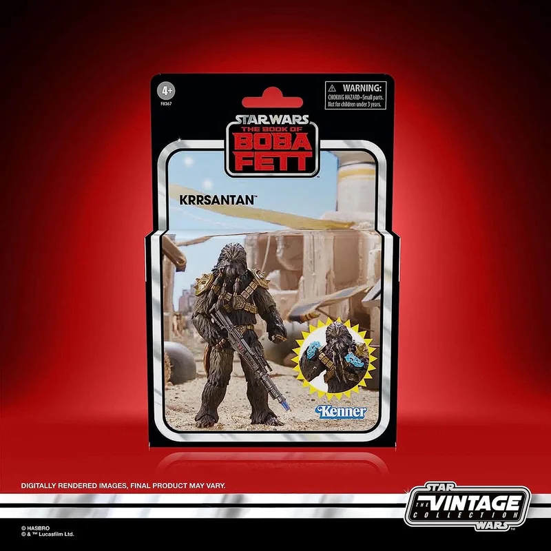 Star Wars - The Book Of Boba Fett Vintage Collection Krrsantan 10 cm Actiefiguur van Hasbro in Multicolours – productfoto