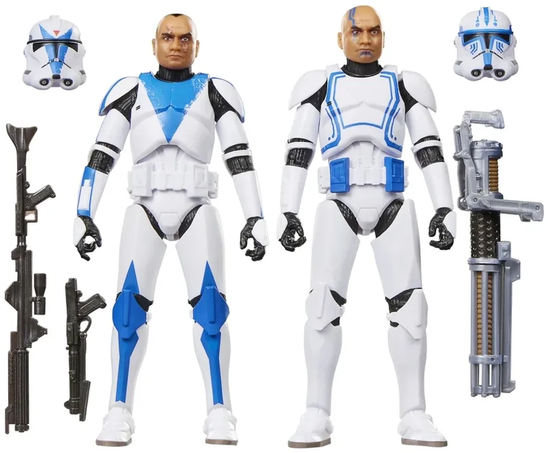 Star Wars the Clone Wars Black Series Clone Trooper Dogma & Clone Trooper Hardcase Action Figure 2-pack 15cm by Hasbro in Blue – product photo