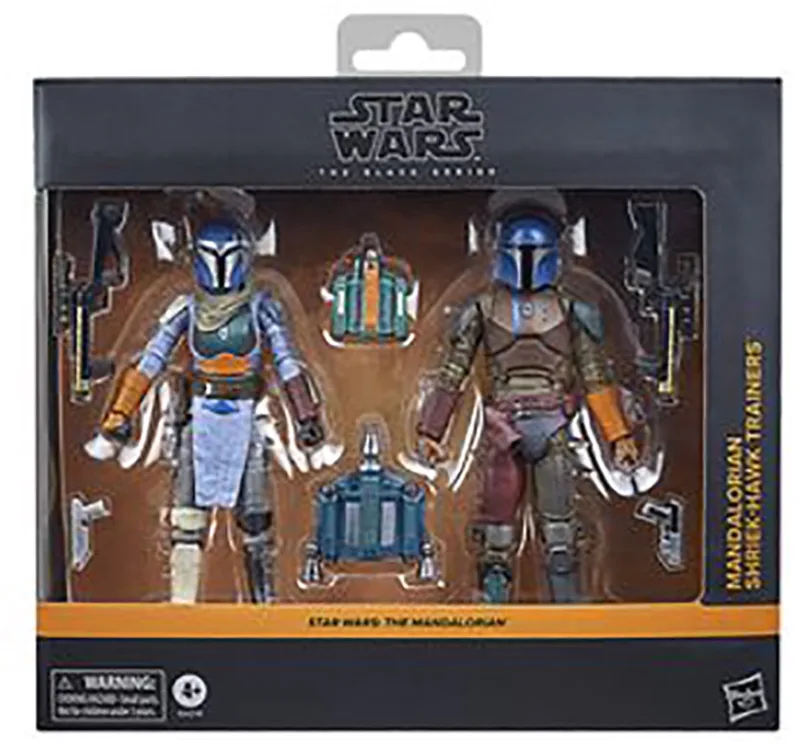 Star Wars: The Mandalorian Black Series Action Figure 2-Pack Mandalorian Shriek-Hawk Trainers 15 cm Action Figuur by Hasbro in Multicolour – product photo