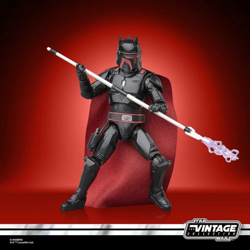 Star Wars: The Mandalorian Vintage Collection Action Figure Moff Gideon (Dark Trooper Armor) 10 cm Action Figuur van Hasbro in Meerkleurig – productfoto