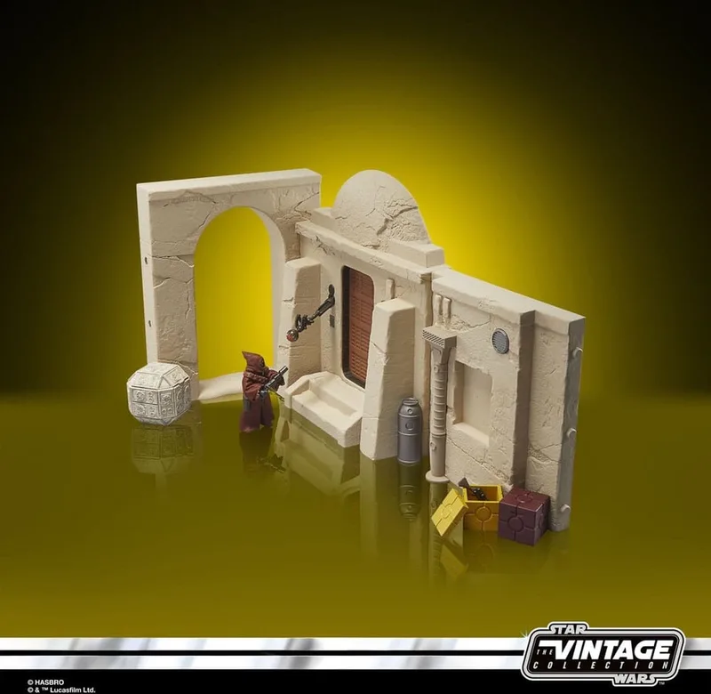 Star Wars The Vintage Collection Streets of Mos Eisley uit Star Wars: A New Hope Speelset inclusief Actiefiguren van Hasbro in Meerkleurig – productfoto