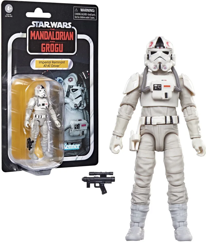 Star Wars Vintage collection Imperial Remnant AT-AT Driver - Actiefiguur 10cm van Hasbro in Wit – productfoto