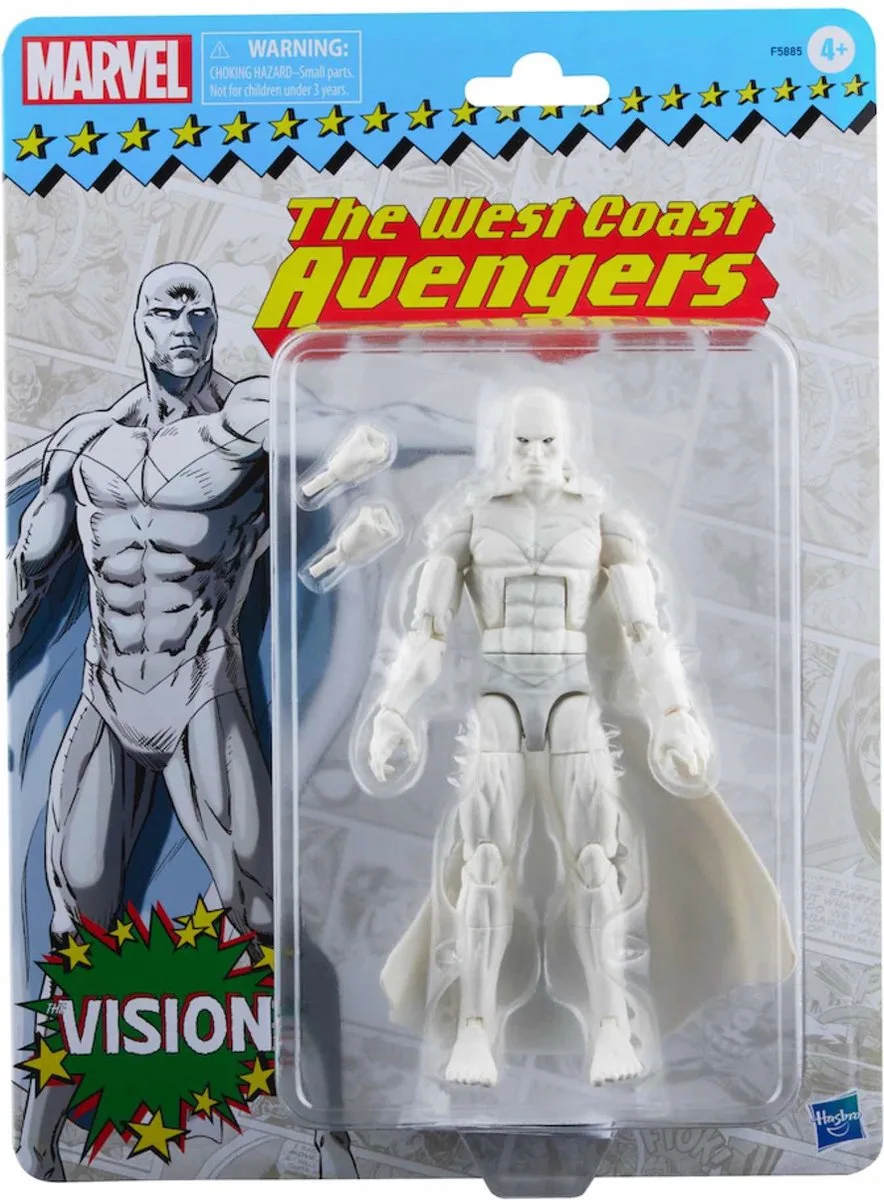 The Avengers Actiefiguur Vision (The West Coast Avengers) 15 cm Marvel Legends Retro Collection Series 2022 Multicolours by Hasbro in Multicolour – product photo