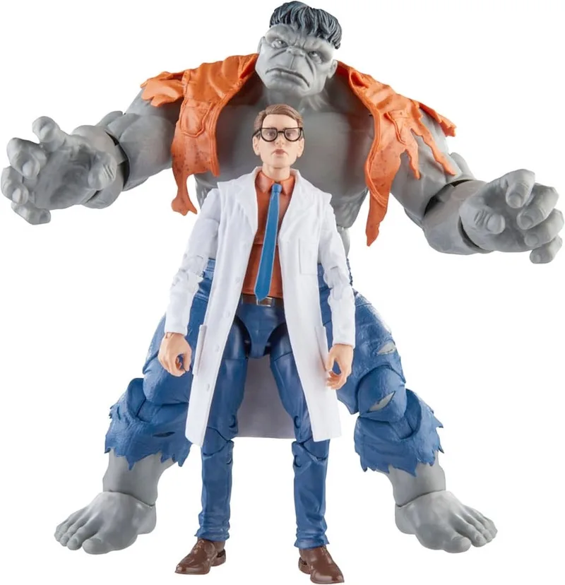 The Avengers - Avengers: Beyond Earth's Mightiest Marvel Legends Gray Hulk & Dr. Bruce Banner 15 cm Actiefiguur by Hasbro in Multicolours – product photo