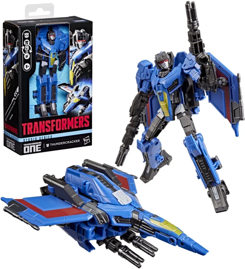 Transformers-speelgoed Studio Series Thundercracker uit The Transformers: ONE, actiefiguur van 13 cm, 8+ van Hasbro in Meerkleurig – productfoto