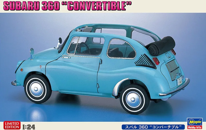 Modelbouwpakket Auto - 20494 Subaru 360 -Cabriolet- - Auto Plastic - 1:24 - Modelbouw från Hasegawa i Flerfärgad – produktbild