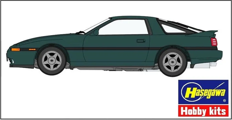 Modelbouwpakket Auto - 20538 Toyota Supra A70 2,5GT Twin Turbo Car R1990 Plastic - 1:24 - Modelbouw de Hasegawa en Multicolore – photo produit