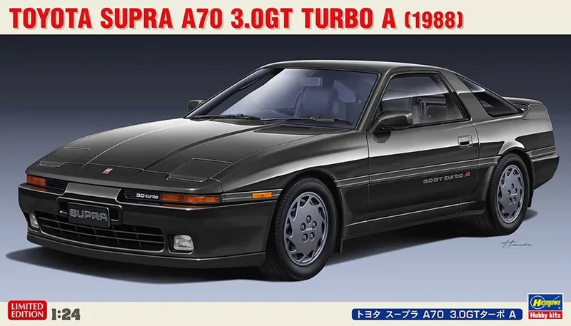 Modelbouwpakket Auto - 20570 Toyota Supra A70 3.0 GT Turbo Plastic - 1:24 - Modelbouw by Hasegawa in Multicolour – product photo