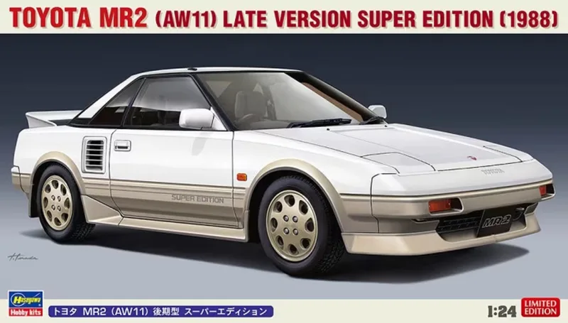 Modelbouwpakket Auto - 20604 Toyota MR2 (AW11) Late Version Super Edition 1988 Plastic - 1:24 - Modelbouw by Hasegawa in Multicolour – product photo