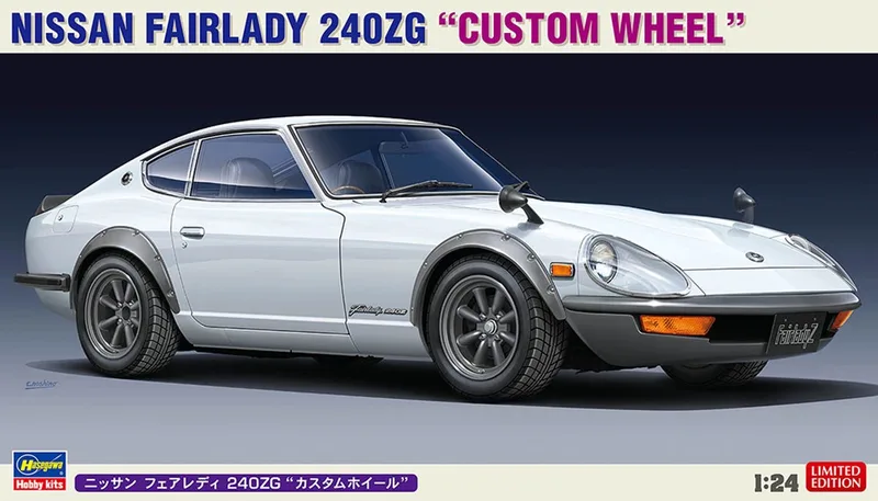 Modelbouwpakket Auto - 20618 Nissan Fairlady 240ZG - Custom Wheel Plastic - 1:24 - Modelbouw by Hasegawa in Multicolour – product photo