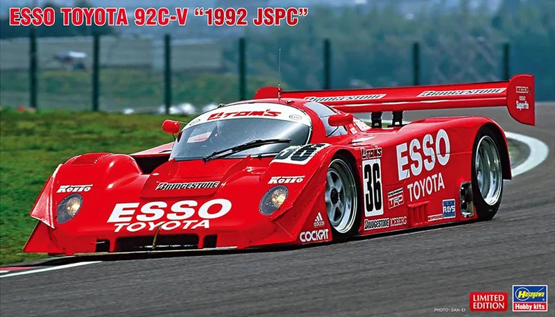 Modelbouwpakket Auto - 20640 Esso Toyota 92C-V 1992 JSPC - Japanse Rauto Plastic - 1:24 - Modelbouw by Hasegawa in Multicolour – product photo