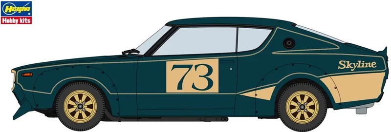 Modelbouwpakket Auto - 20642 Nissan Skyline 2000GT-R (KPGC110) Racing Concept - Auto Plastic - 1:24 - Modelbouw by Hasegawa in Multicolour – product photo