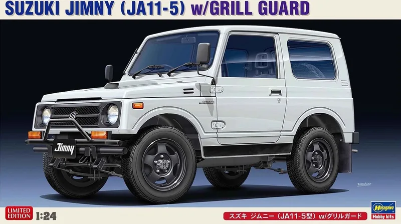 Modelbouwpakket Auto - 20650 Suzuki Jimny (JA11-5) w/Grill Guard Plastic - 1:24 - Modelbouw by Hasegawa in Multicolour – product photo