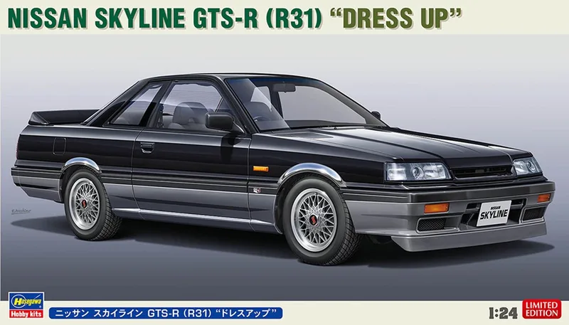 Modelbouwpakket Auto - 20657 Nissan Skyline GTS-R (R31) Dress up Plastic - 1:24 - Modelbouw van Hasegawa in Meerkleurig – productfoto