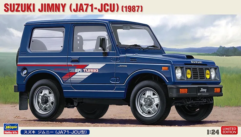 Modelbouwpakket Auto - 20703 Suzuki Jimny - JA71-JCU - 1987 - Auto Plastic - 1:24 - Modelbouw by Hasegawa in Multicolour – product photo
