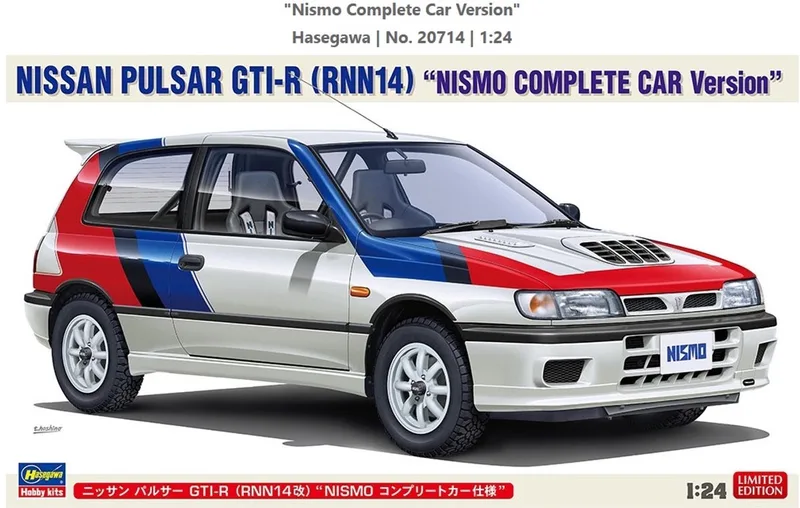 Modelbouwpakket Auto - 20714 Nissan Pulsar GTI-R (RNN14) -Nismo Complete Car Version- - Auto Plastic - 1:24 - Modelbouw från Hasegawa i Flerfärgad – produktbild