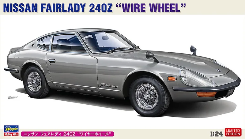 Modelbouwpakket Auto - 20757 Nissan Fairlady 240Z Wire Wheel - Japanse Auto Plastic - 1:24 - Modelbouw van Hasegawa in Meerkleurig – productfoto
