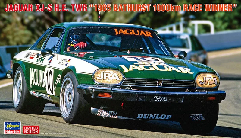 Modelbouwpakket Auto - 20800 Jaguar XJ-S H.E. TWR 1985 Bathurst 1000km R Winner - Britse Rauto Plastic - 1:24 - Modelbouw by Hasegawa in Multicolour – product photo