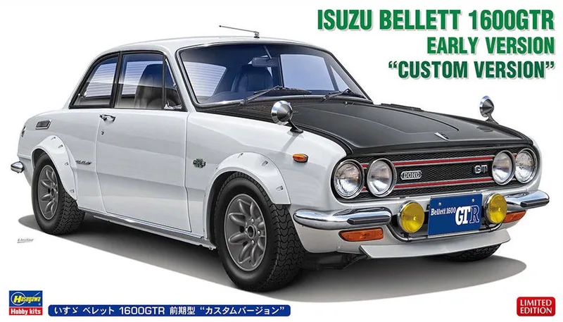Modelbouwpakket Auto - 20802 Isuzu Bellett 1600GTR - Early Version Custom Version - Japanse Sportauto Plastic - 1:24 - Modelbouw van Hasegawa in Meerkleurig – productfoto