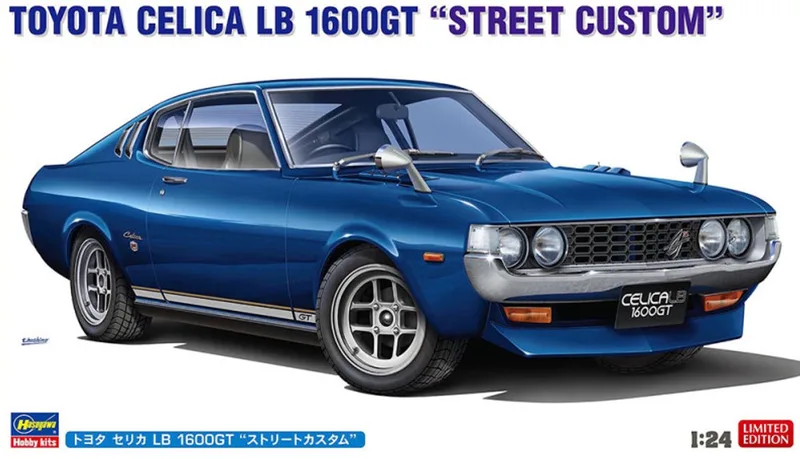 Modelbouwpakket Auto - 20812 Toyota Celica LB 1600GT Street Custom - Japanse Klassieke Auto Plastic - 1:24 - Modelbouw by Hasegawa in Multicolour – product photo