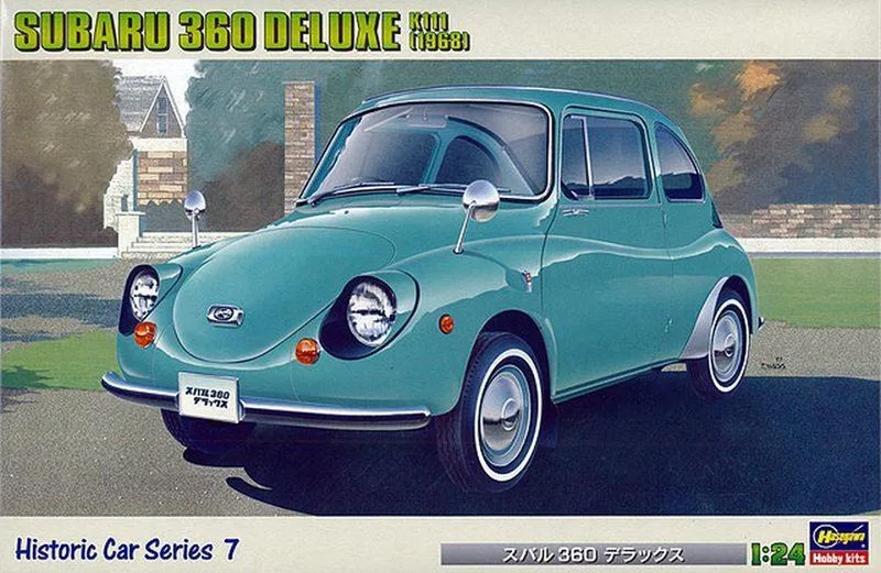 Modelbouwpakket Auto - 21107 (21207) Subaru 360 Deluxe Car Plastic - 1:24 - Modelbouw by Hasegawa in Multicolour – product photo